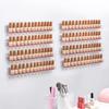 Acrylic Clear Nail Polish Cosmetic Display Rack Wall Mounted Storage Rack Punch-Free Organizer Stand Holder