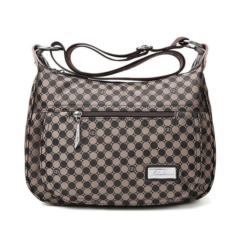 

Oxford Casual Middle-Aged and Elderly Cloth Bag CHESTNUT(Gobang with leather)