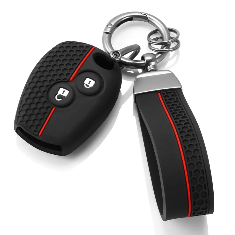 

Чехол для ключа автомобиля с 2/3 кнопками, чехол-оболочка, держатель для брелока для Renault Kangoo DACIA Scenic Megane Sandero Captur Twingo Modus
