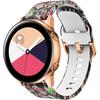Universal Silicone Strap 20mm, Colorfull Skull