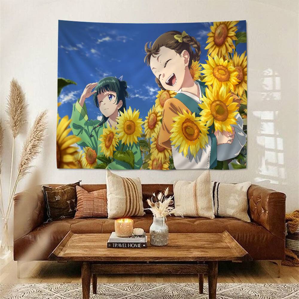 Popular Anime The Apothecary Diaries Hanging Bohemian Tapestry Cheap Hippie Wall Hanging Bohemian Tapestries Hanging Home Decor