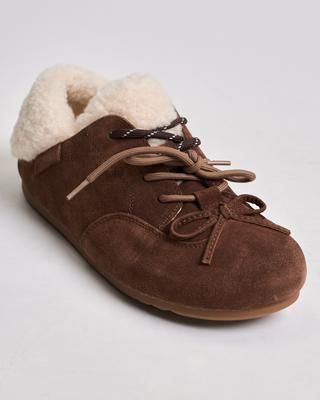 Baskets d'hiver Anna Lucci 2024 36 marron daim laine