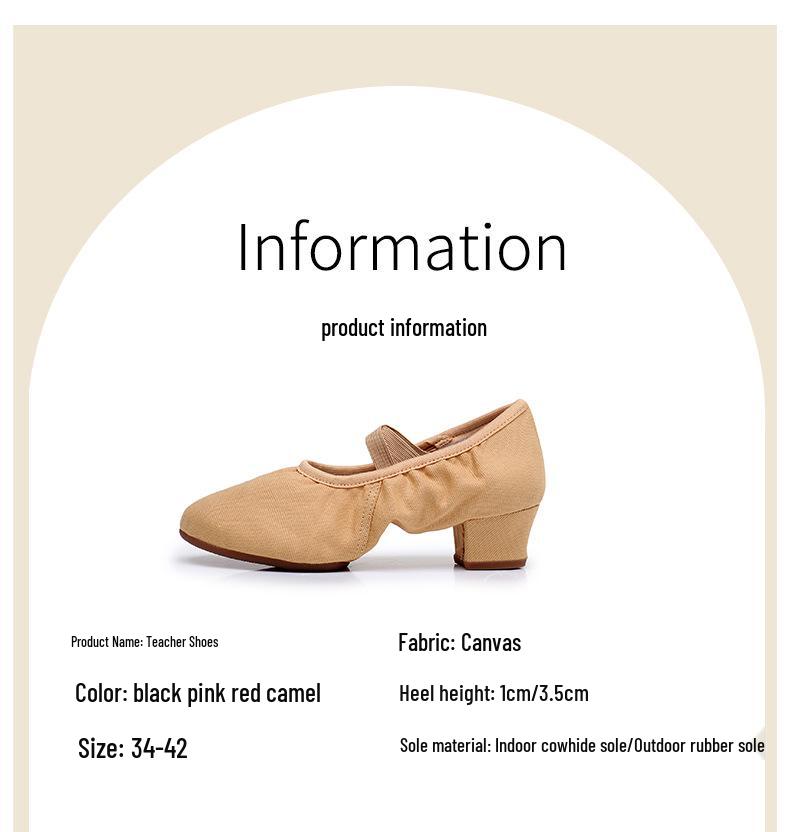 Women's Soft Sole Dance Shoes for Ballet, Belly Dance, and Yoga
