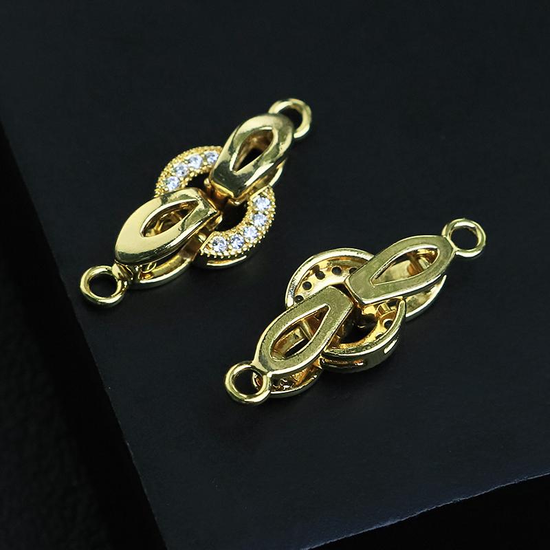 s Connector Clasp for Women Handmade DIY Jewelry Making Findings Fashion Pearl Necklace Bracelet Connector PJ0064