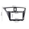 Car Radio Fascias Frame For Honda Civic 9 FK 2011-2017 European 9 Inch Stereo Panel Harness Power Cable Adapter Canbus Decoder