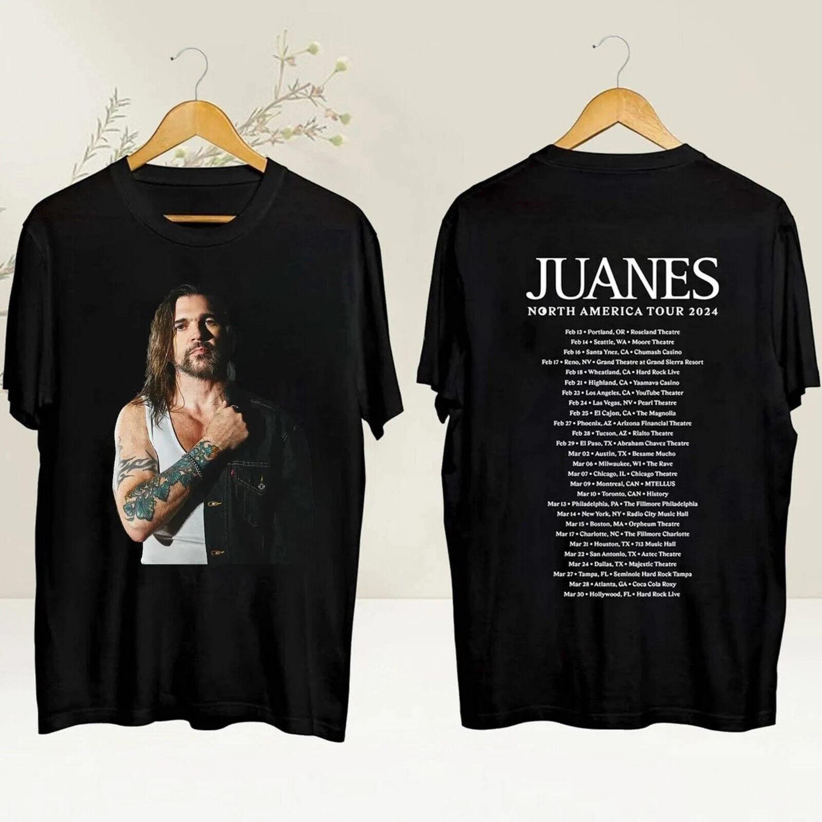 Juanes North American 2024 Tour Shirt, Juanes Fan 2024 Gift for Fans All Size M