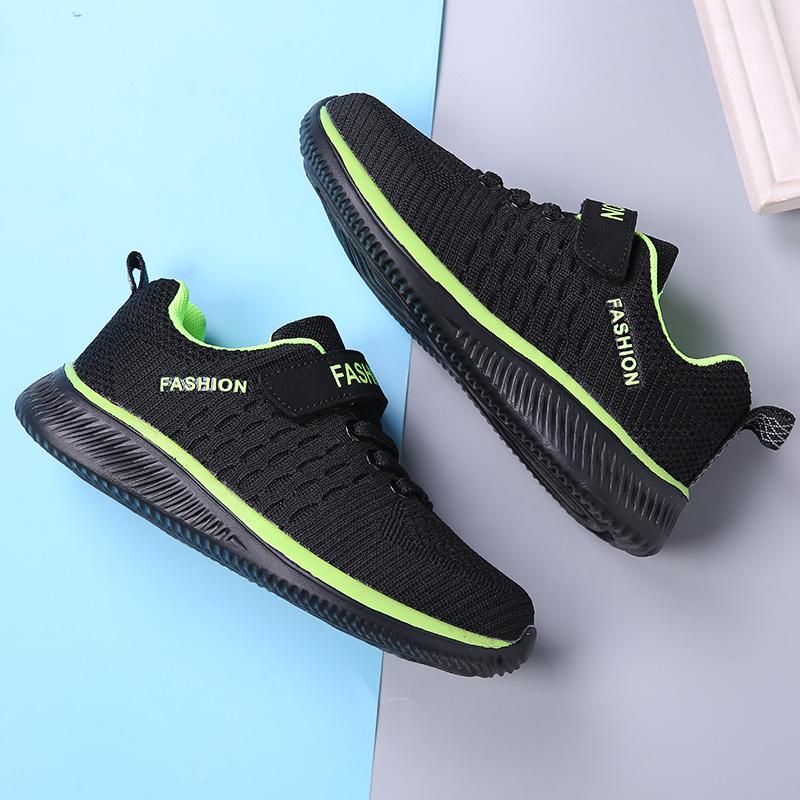 

Молодежная спортивная обувь. Летние летные тканые дышащие легкие сетчатые туфли для бега. 36