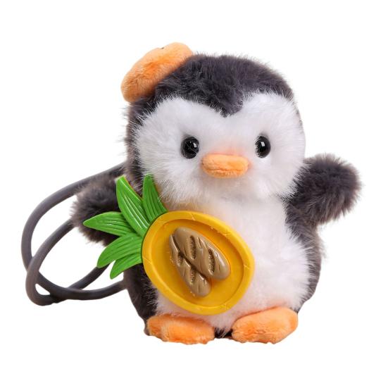 Penguin Sheep Design Plush Doll Keychain Pendant Soft Portable Mini Doll