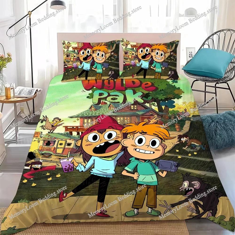 New Cartoon W-Wylde-Pak Duvet Cover Set Home Style Bedding Soft Laundry Cotton Bed Student Dormitory Gift Home Textileextile