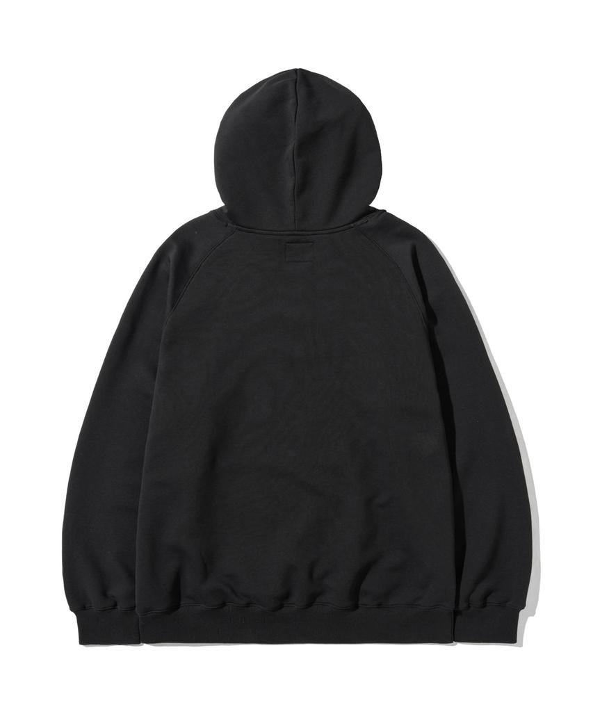 H-Tech Wing Logo String Hoodie Black