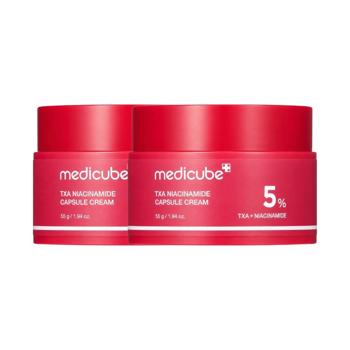 Medicube Tranexamic Acid Mela Capsule Cream Dark Spot Brightening Glow Duo 55ml x 2