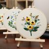 Floral Patterns Cross Stitch Set DIY Embroidery Set Sewing Supplies Flower Embroidery Kit  Beginner