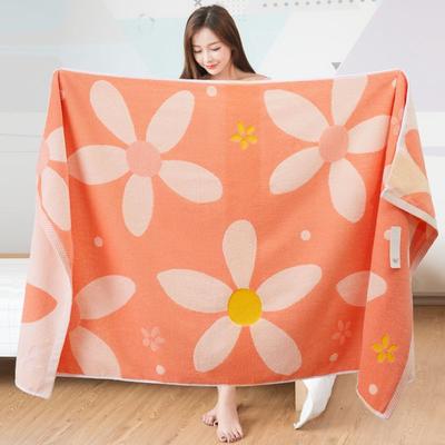 Two Piece Set of Pure Cotton Bath Towels and Cotton Wrapped Towels Soft and Absorbent, Quick Drying Specifically Designed for Bathing