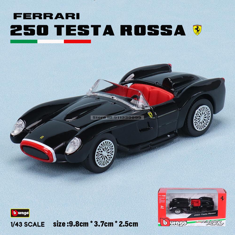 Bburago 1:43 Multiple styles Ferrari Purosangue sp2 488GTB 250GTO SF90 ROMA alloy luxury car die-casting car model toy gift