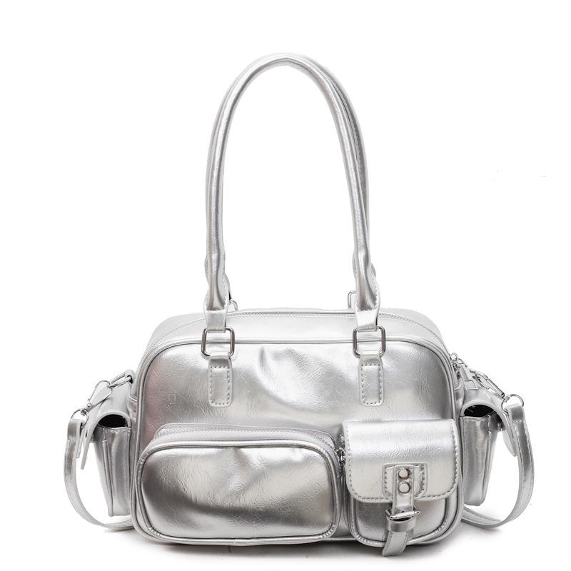 Portable pillow bag women's new armpit bag high-end niche shoulder bag commuter messenger bag