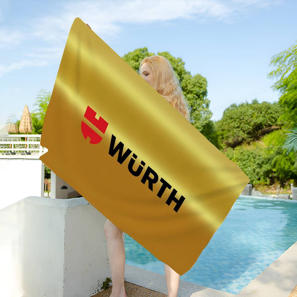 Rug Wurths Microfiber Printed Beach Towel Mountain Climbing Yoga Beach Swimming Running Absorbent Soft Towel