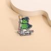 'twas the 'tism m'lord Emaille-Anstecknadeln Lustige Frosch-Broschen Revers-Anstecker Cartoon Tier Zitate Schmuck Geschenk für Freunde