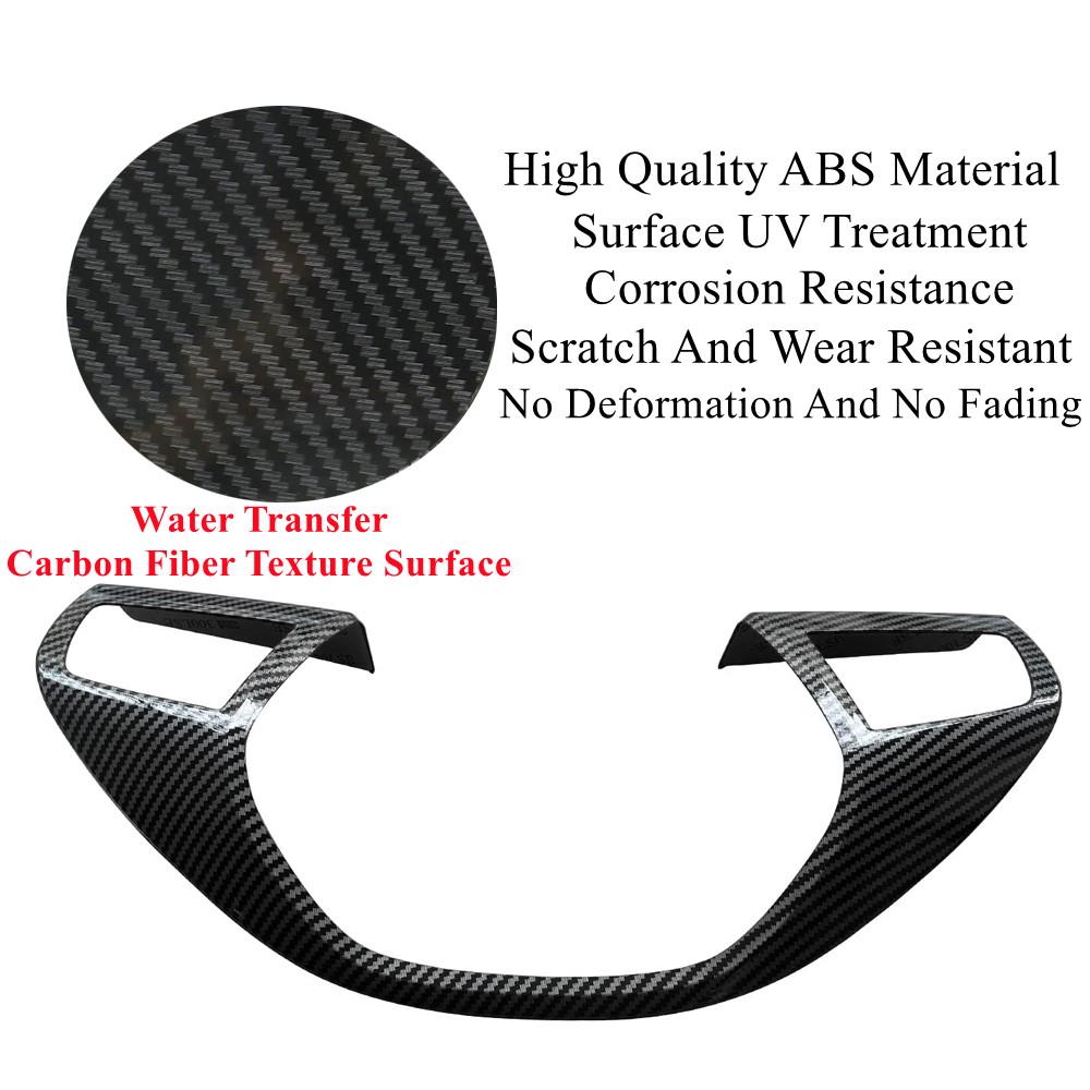 Car Steering Wheel Decoration Cover Stickers Trim for Maserati Levante 2016-2026 Ghibli 2014-2026 Auto Interior Accessories ABS