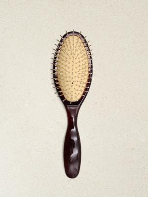 Metal Pin Cushion Hair Brush - Small