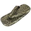 Edoten Geta Made In Premium Cowhide Leather Gold Snake Size L Sandals, Japan, Sole, Pattern,