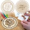Storage Row Line Tool Yarn Cross Stitch Wood Thread Board Thread Holder Embroidery Floss Organizer