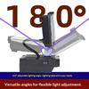 1 Stück 3/4/5/8 Zoll Tragbarer LED-Scheinwerfer Kabellose Handleuchte Kompatibel mit Für 18-V-20-V-Akku Für Außenarbeiten Angeln