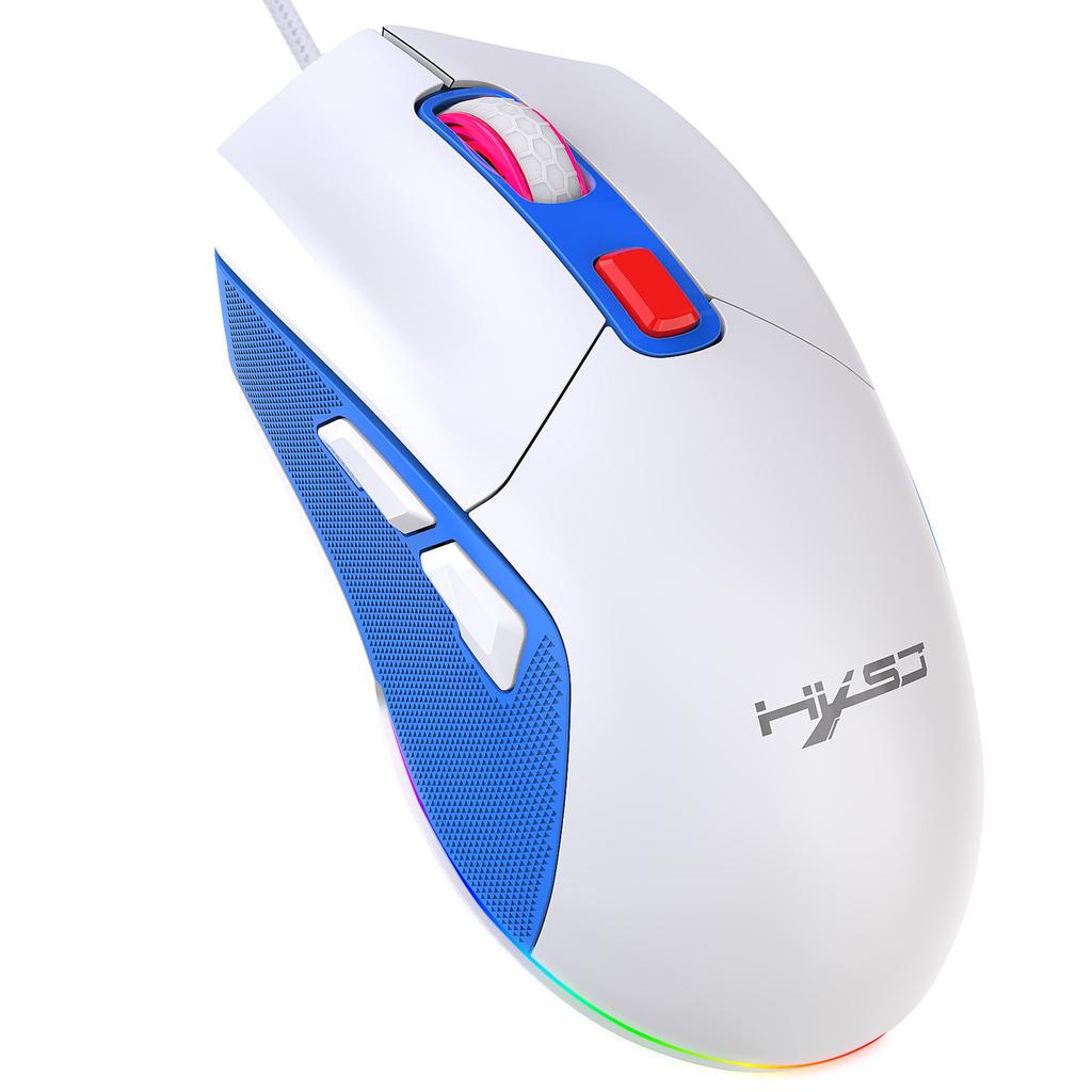 New X300 Hollowed Out Wired Esports MOUSE RGB Luminous Lightweight Gaming Mouse