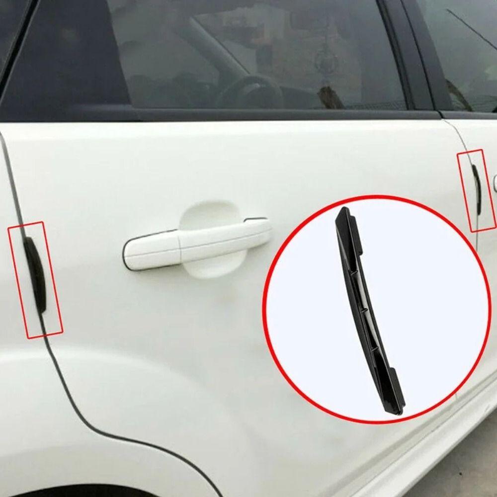 4Pcs Decorative Car Door Anti-collision Stickers Universal Car Door Edge Guards Driving
