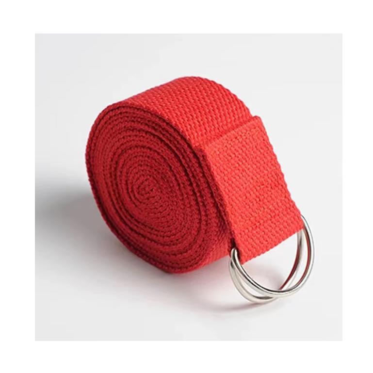 ECO Friendly Recycled Polyester Cotton Yoga Straps Belt Stretching Custom With logo