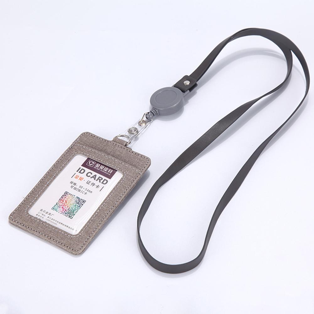 Wallet Coin Bag Lanyards ID Badge Holder Credit Card Holder Strap Card holder Protect Cover Bag