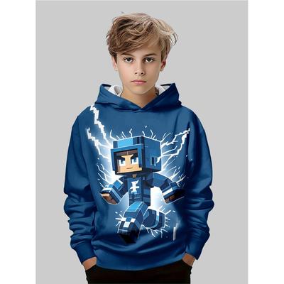 New Anime hoodie,3D Cartoon Children's Clothing for Boys and Girls, Long-sleeved Autumn Clothing, Suitable for Children Aged 5-14