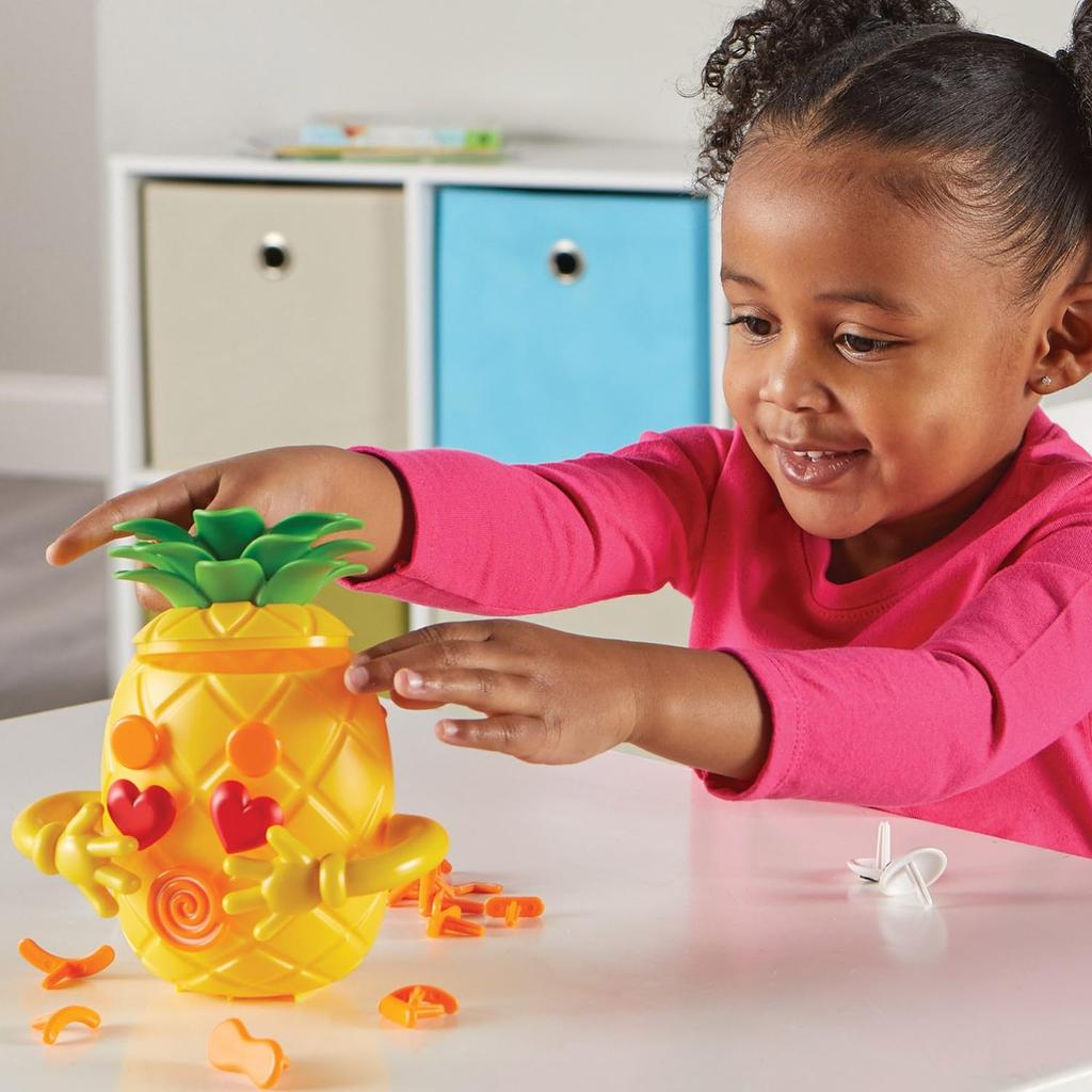 Learning Resources Toy Make a Face Smiling Pineapple LER6373 Authentic