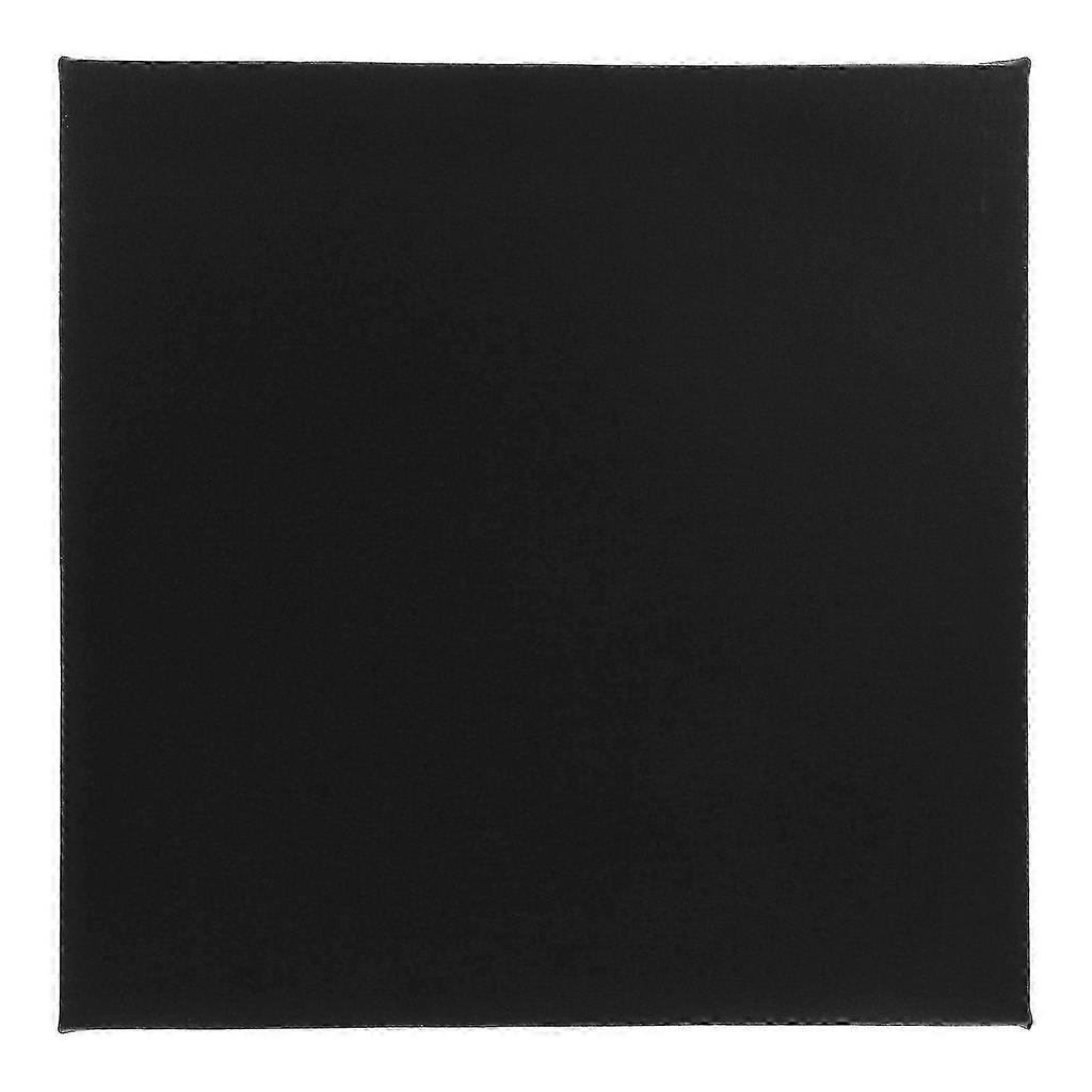 2026 Best!! Black Canvas for Painting Cotton Canvas Boards with Wood Frame