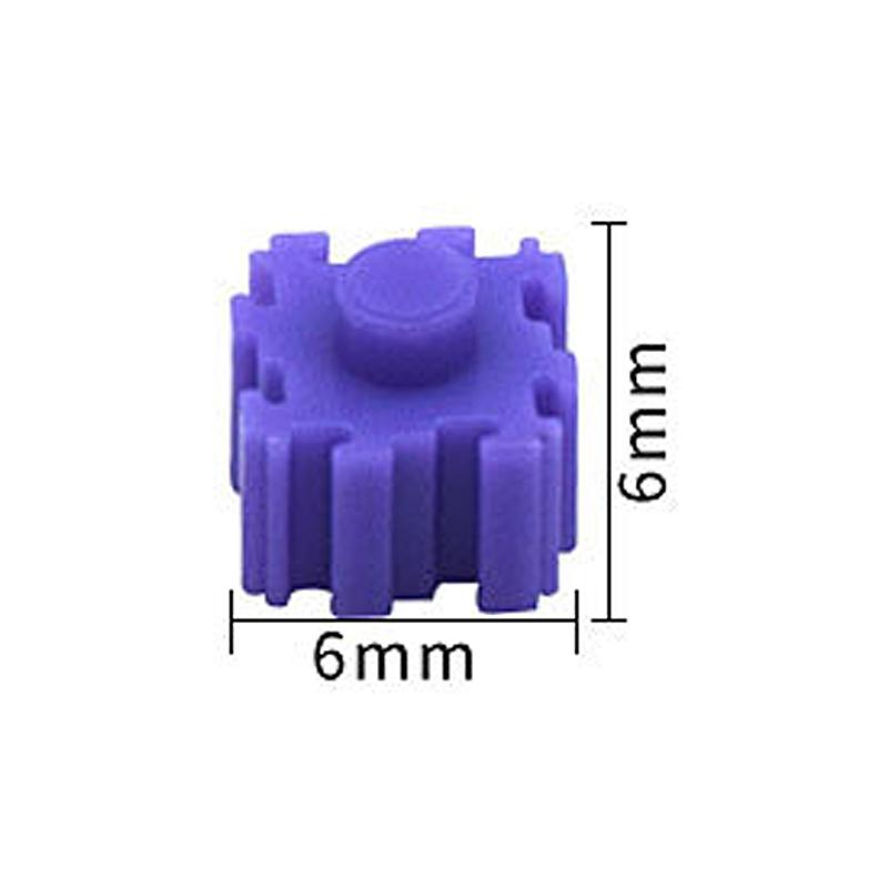 1KG/10000Stk 6*6mm Transparente Farbe Pixel Art Puzzle Bausteine DIY 3D Kleiner Ziegelstein Für Kinderspielzeug Puzzle Kinder