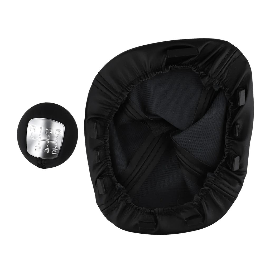 Shift Knob Replacement 6 Speed Gear Shift Knob Car Interior ABS Plastic Appearance Shape Size High Universality Fitment