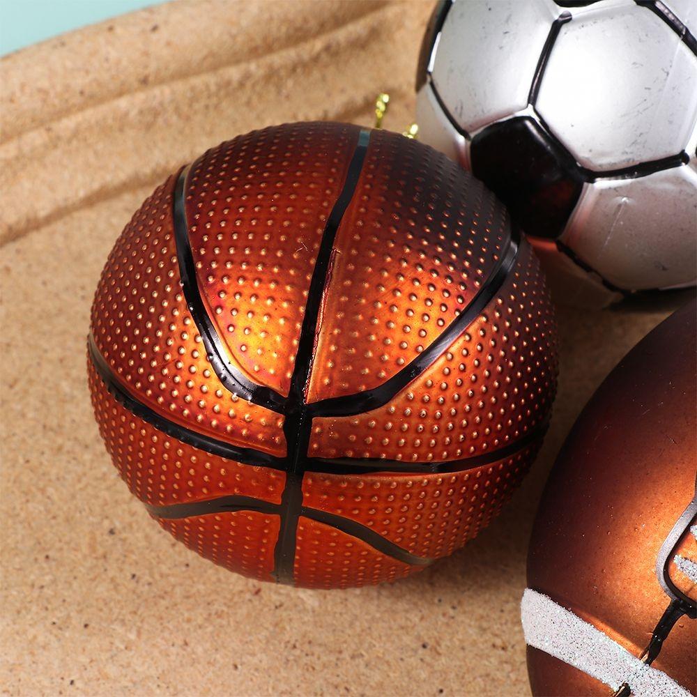 6 st DIY-hantverk Målade Julklappslådor Hänge Plast Målade Julkulor