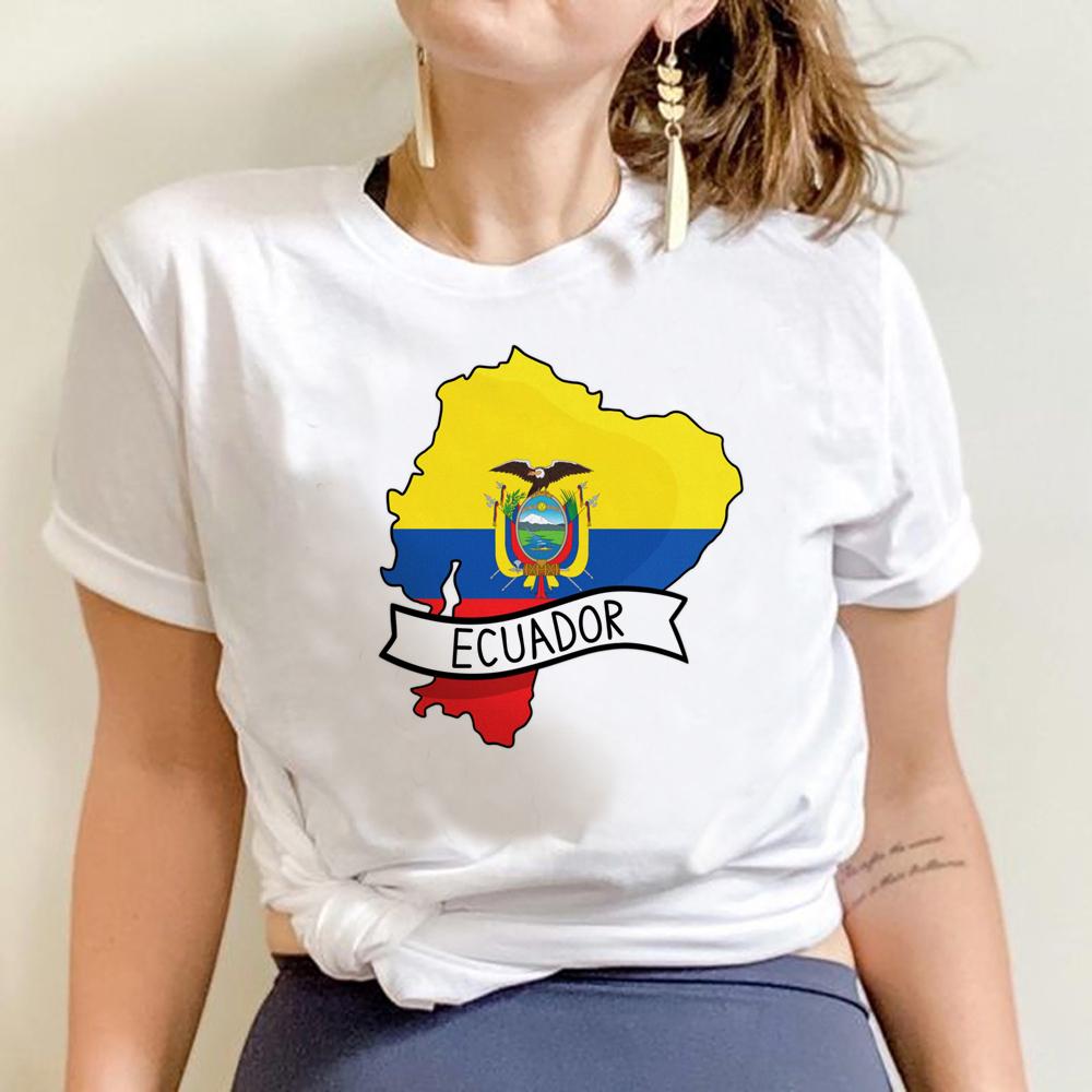Ecuador Ecuadorian T Shirt Unisex Vintage Harajuku 90s 2000s Graphic Tees Grunge Tops Unisex Tshirt FeUnisex