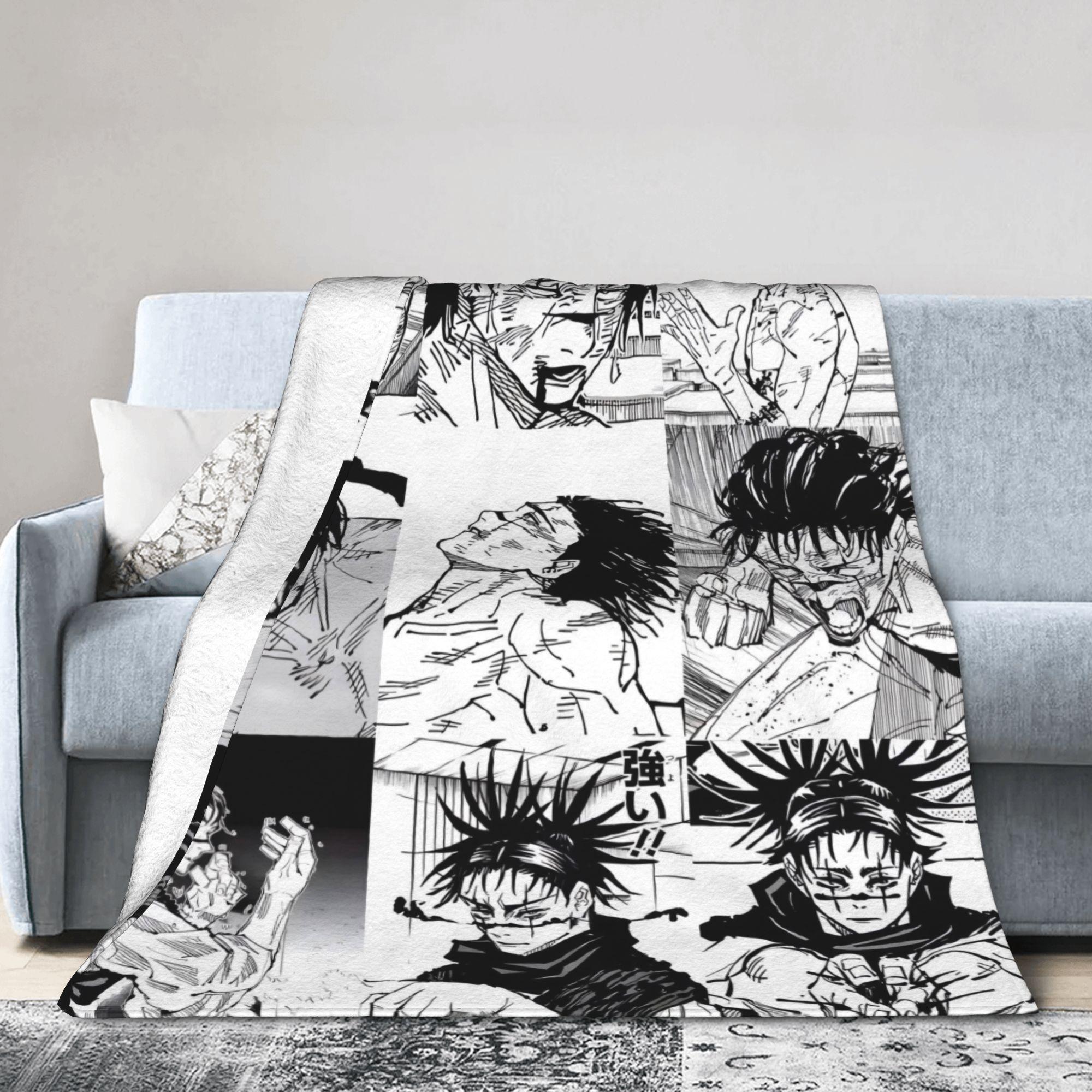 

Choso from Jujutsu Kaisen Super Warm Blanket Kids Plush Throw Blanket Novelty Couch Chair Flannel Bedspread Sofa Bed Cover 80x120cm