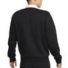 Nike Club Fleece Color-Block Kragen Logo Langarm Poloshirt Herren Oberteile Schwarz DX0538-010