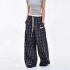 Women's Retro Double-Waist Wide-Leg Pants, High-Waisted Loose Fit, Spring/Autumn 2025 Collection