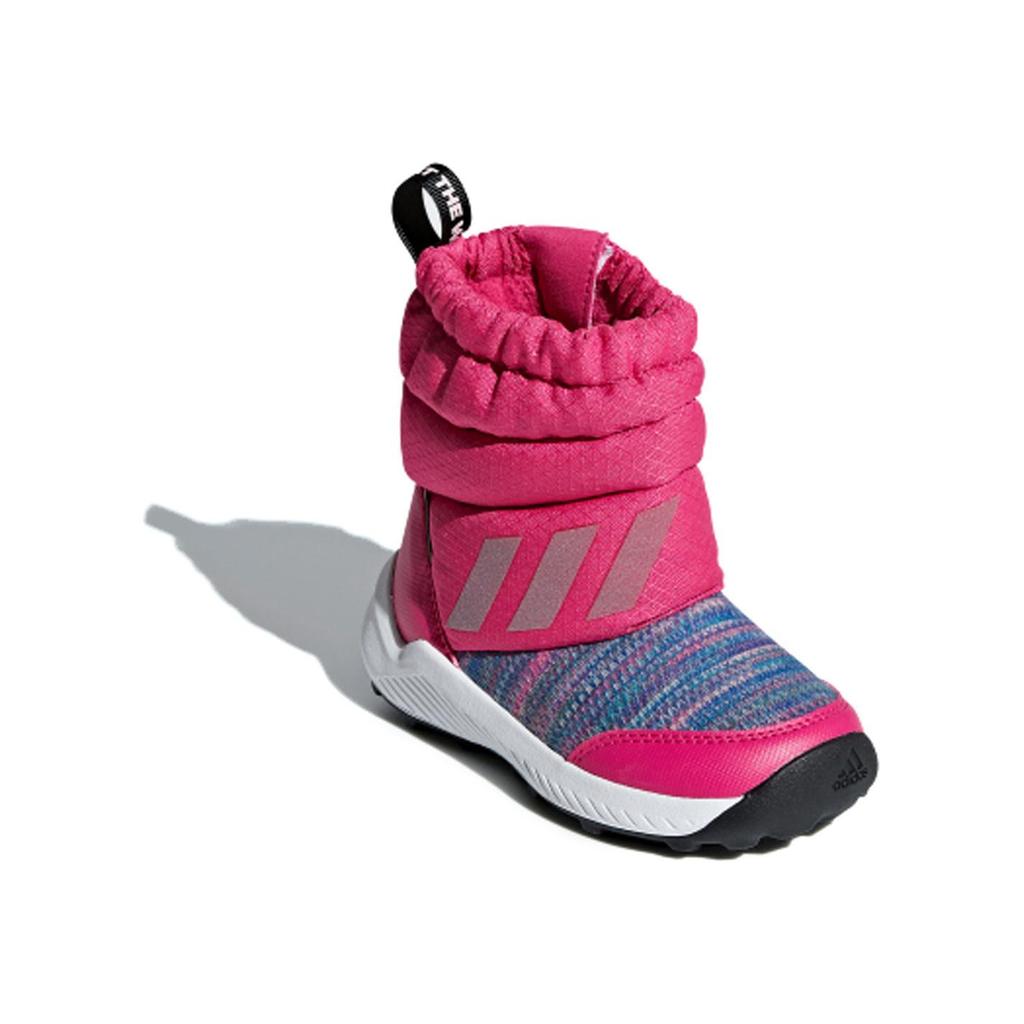 New Adidas Slip Resistant Abrasion Resistant Mid top Toddler Shoes Pink White Infant And Toddler AH2607