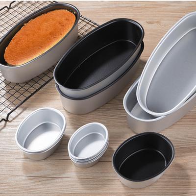 Aomily Oval Peynirli Kek Kalıbı Puding Tepsisi Eloksallı Alüminyum Alaşımlı Yapışmaz Kalıp Mutfak Pişirme Çok Boyutlu Pişirme Kapları Kek Aletleri