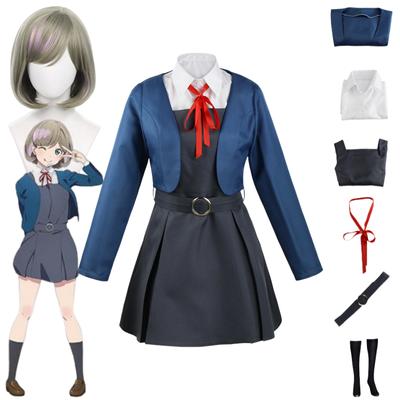 Anime LoveLive!Superstar!! Tan Kuku Cosplay Costume Cute Academy Style JK Dress Collocation Gradient Wigs Christmas Present