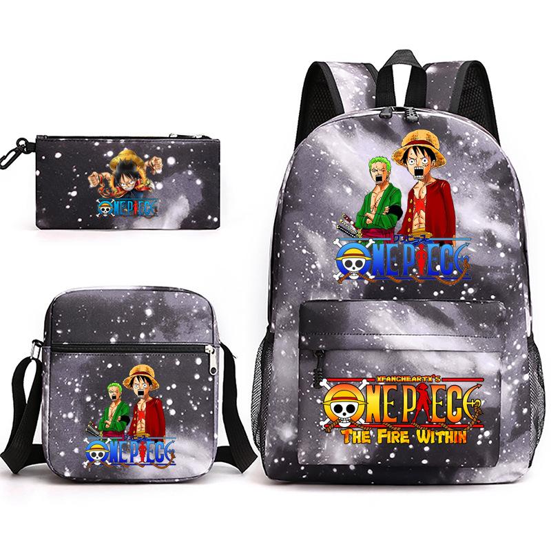 2022 Independent Station Starry Sky 3-piece set ONE PIECE backpack shoulder bag pencil case