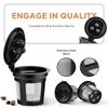 Refillable Coffee for Coffee Easy To Stylish Filter Perfect for Home Use Eco-Friendly Filters, 3-Hole, Makers, Clean, Pods, Mornings,