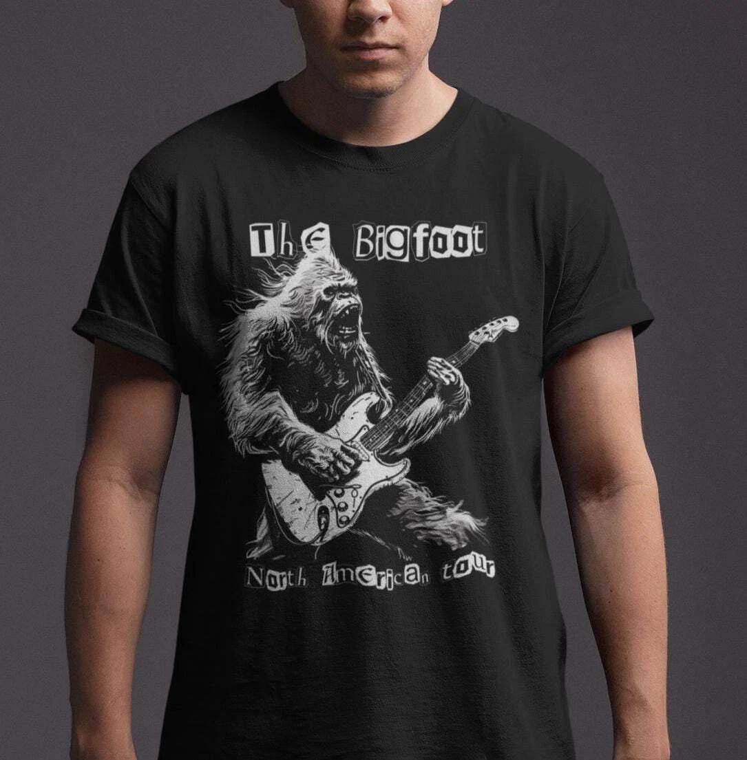 Bigfoot The North American Tour Bigfoot Shirt, Sasquatch T-shirt, Cryptid Shirt L