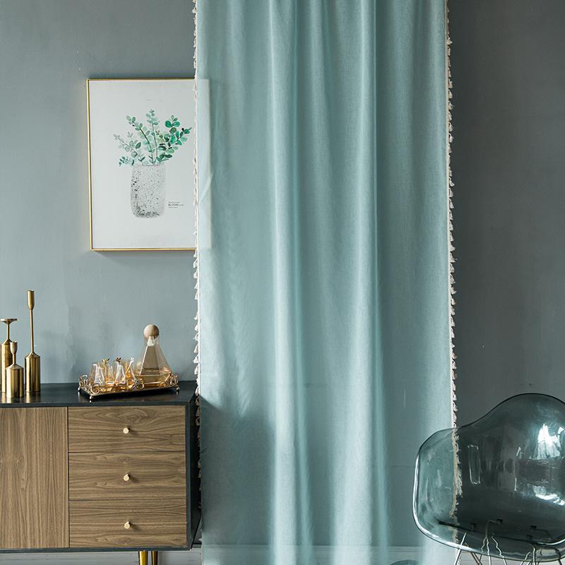 Exclusive For Curtains, Window Screens, Finished Products, Simple Modern Su Style, Living Room, Bedroom, Full Dolly Bay Windows