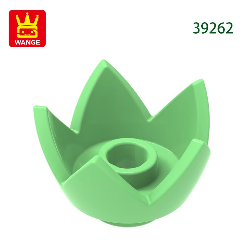 Non-Toxic 313Pcs/Lot 39262 Crown Eggshell With 5 Points Building Blocks Moc Flower Accessories Compatible With Brick Diy Parts Toys