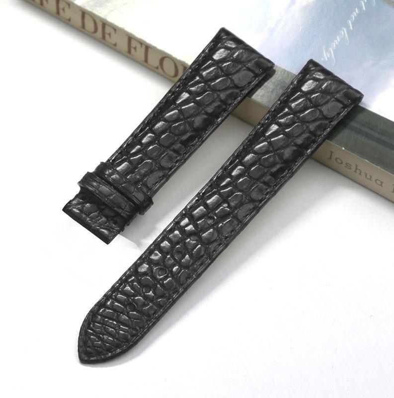 13 14 16mm 18mm 19mm 20mm Thin Soft crocodile leather strap For Longines L4 L2 VC MIDO Cartier Pin buckle brown blue WatchBand