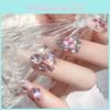 Stylish Nail Art Wearable Nails High-grade Shiny Diamond Nail Stickers U6
